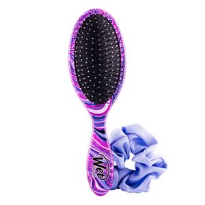 Kit Wet Brush Swirt Style Escova + Elástico