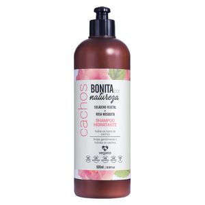 Shampoo Yenzah Bonita por Natureza Cachos Rosa Mosqueta 500ml