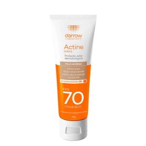 Protetor Solar com Cor Darrow Actine Colors FPS70 Pele Morena 40g