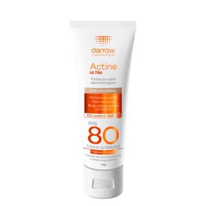 Protetor Solar com Cor Darrow Actine Ultra FPS80 Universal 40g