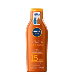 Protetor Solar NIVEA SUN Protect & Bronze FPS15 200ml