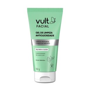 Gel de Limpeza Antioleosidade Facial Vult Facial 150g