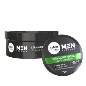 Cera Modeladora Salon Line Men Essence Efeito Matte 60g
