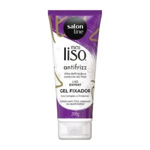 Gel Capilar Salon Line Meu Liso Fixador Antifrizz 200g
