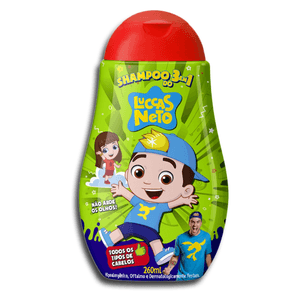 Shampoo Infantil Lucas Neto 3 em 1 260ml