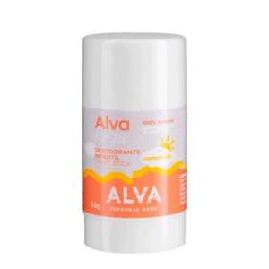 Desodorante Em Barra Infantil Alva Personal Care Kids Camomila Vegano 33g
