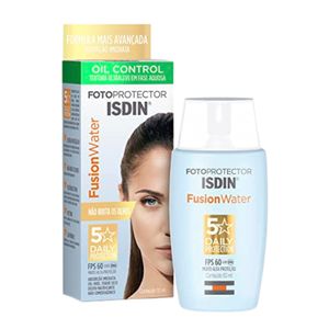 Protetor Solar Facial Isdin Fusion Water Oil Control FPS 60 50ml