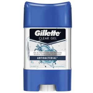Desodorante Gel Antitranspirante Gillette Antibacterial 82g