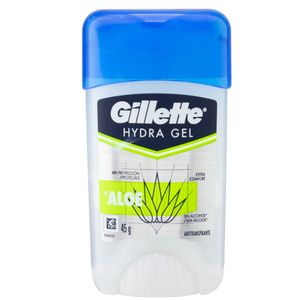 Desodorante Antitranspirante Hydra Gel Gillette Aloe Aplicação Transparente Masculino 45g