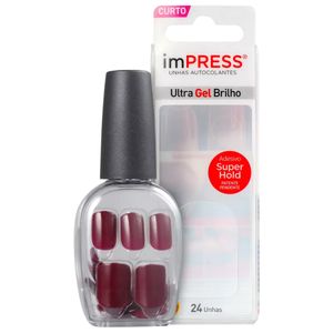 Unhas Postiças Kiss New York ImPRESS Curta Matchmaker 24 Unidades