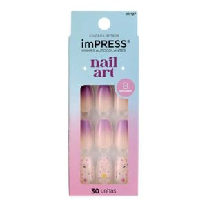 Unha Postiça Kiss Ny Impress Nail Art All I Want