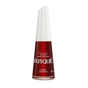 Esmalte Metálico Risqué Maçã do Amor 8ml