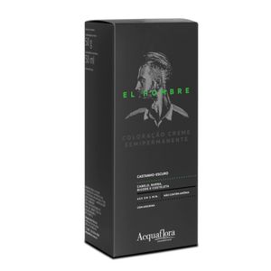 Tonalizante Acquaflora El Hombre Castanho Escuro 60g