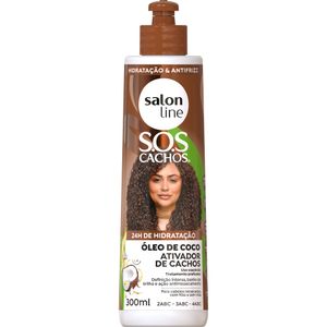 Ativador de Cachos Salon Line SOS Cachos Coco 300ml