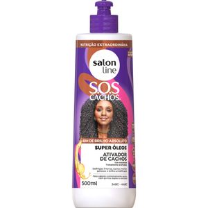 Ativador de Cachos Salon Line SOS Cachos Super Óleos 500ml