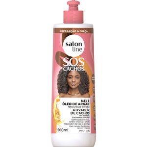 Ativador de Cachos SOS Cachos Mel e Óleo de Argan 500ml