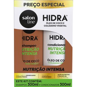 Shampoo + Condicionador Salon Line Hidra Coco Kit 2 Produtos 300ml