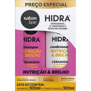 Shampoo + Condicionador Salon Line Hidra Ceramidas Kit 2 Produtos 300ml