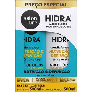 Kit Shampoo e Condicionador Salon Line Hidra Nutrição e Definição de Cachos 300ml