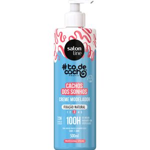 Creme Modelador Salon Line #todecacho Cachos dos Sonhos Fixação Natural 500ml