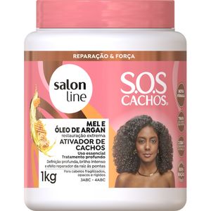 Ativador Capilar Salon Line Condicionador Sos Mel E Oleo De Argan 1kg