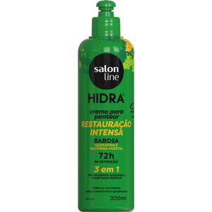 Creme Para Pentear 3 em 1 Hidra Babosa Salon Line 300ml