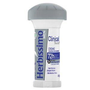 Creme Desodorante Antitranspirante Herbíssimo Men Clinical Twist 45g