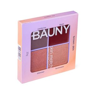 Paleta Multifuncional Bauny Skin Match Brown 20g