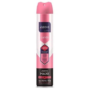 Desodorante Antitranspirante Aerosol Above Women Candy 48h 250ml