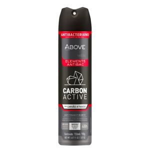 Desodorante Aerossol Above Elements Antibac Carbon Active 150ml