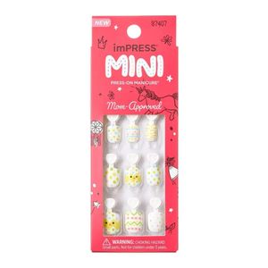 Unha Postiça imPress Mini Infantil EGGcelent Day Kiss New York