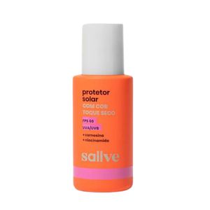 Protetor Solar Sallve Com Cor Toque Seco Fps 60 Cor 100 40g