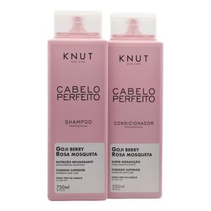 Kit Cabelo Perfeito Knut: Shampoo 750ml + Condicionador 550ml