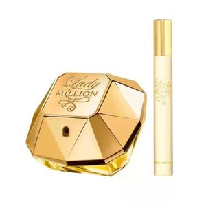 Kit Lady Million Paco Rabanne Feminino Eau de Parfum 50ml + Eau de Parfum 10ml
