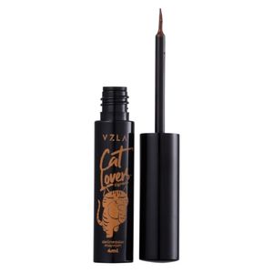 Delineador Líquido Vizzela Cat Lovers Marrom 4ml