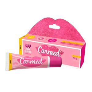 Hidratante Labial Carmed BFF Rosa Glitter 10g