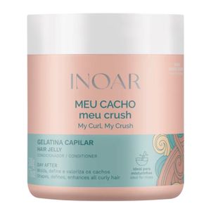 Gelatina Ativadora de Cachos Inoar Meu Cacho Meu Crush 500g
