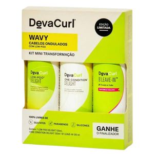 Kit Deva Curl Deligth Kit - Shampoo + Condicionador + Leave-in