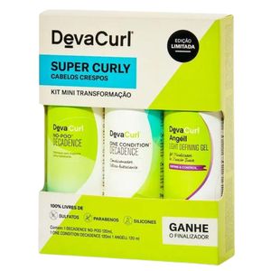 Kit Deva Curl Decadence Kit - Shampoo + Condicionador + Gel