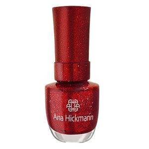 Esmalte Glitter Ana Hickmann Diamantes Red Everglow 9ml
