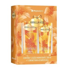 Kit Phytoderm Vanilla Kiss Loção Hidratante 200ml + Creme Para as Mãos 60g