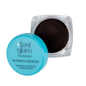 Potinhos Mágicos Sombra Cremosa e Delineador Fast Glam Cor Marrom