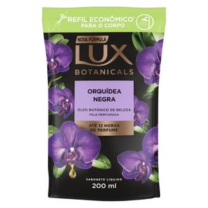 Sabonete Líquido Lux Botanicals Orquídea Negra Refil 200ml