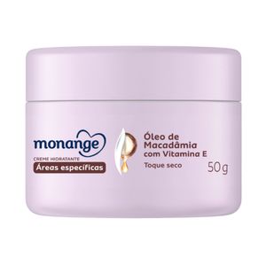 Creme Hidratante Monange Áreas Específicas Óleo de Macadâmia com Vitamina E 50g