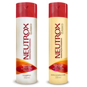 Kit Shampoo 300ml e Condicionador 200ml Neutrox Clássico
