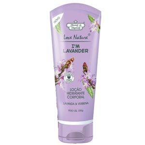 Loção Hidratante Corporal Lavanda & Verbena Love Nature® Flores & Vegetais 200g