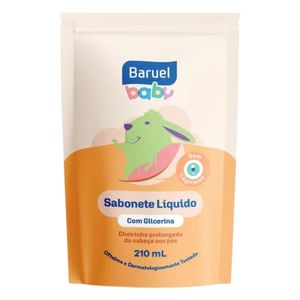 Sabonete Líquido Baruel Baby Glicerina Refil 210ml