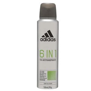 Desodorante Adidas Masculino Aerossol Antitranspirante 6 in 1 72h 150ml