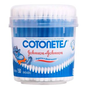 Cotonetes Hastes Flexíveis Pote 150 Unidades