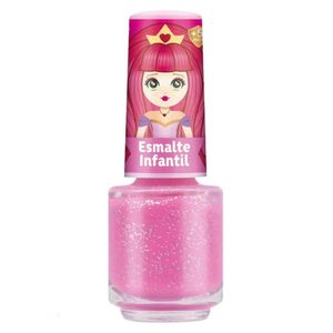 Esmalte Infantil com Glitter Cor Dengo Princesa Amorosa